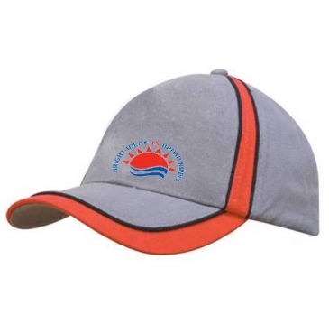 Brushed Heavy Cotton with Piped Peak & Crown Indents