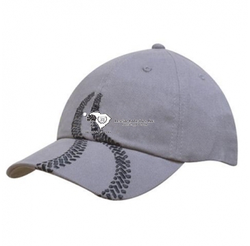 Brushed Heavy Cotton with Tyre Track Embroidery