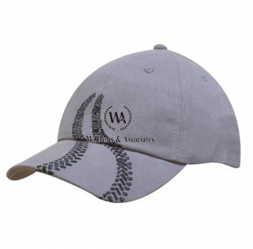 Brushed Heavy Cotton with Tyre Track Embroidery