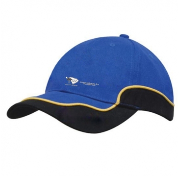 Brushed Heavy Cotton with Peak & Crown Trim and Piping