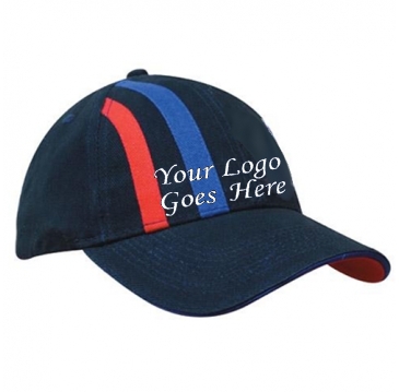 Brushed Heavy Cotton with Thin Trim over Crown