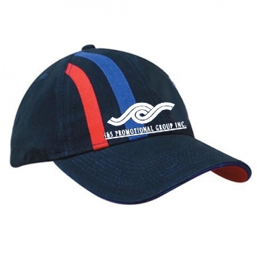 Brushed Heavy Cotton with Thin Trim over Crown