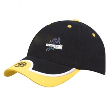 Brushed Heavy Cotton with Embroidered Peak Trimmed Insert