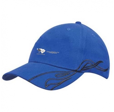 Brushed Heavy Cotton with Swirl Embroidery