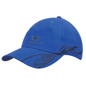 Brushed Heavy Cotton with Swirl Embroidery