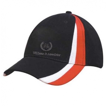 Brushed Heavy Cotton with Inserts on Crown & Peak