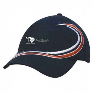 Brushed Heavy Cotton with Wave Embroidery