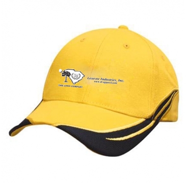 Brushed Heavy Cotton with Peak & Crown Inserts & Trim