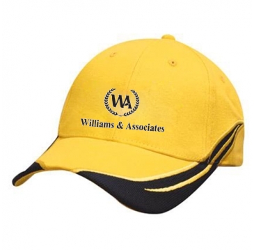 Brushed Heavy Cotton with Peak & Crown Inserts & Trim