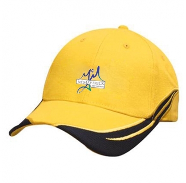 Brushed Heavy Cotton with Peak & Crown Inserts & Trim