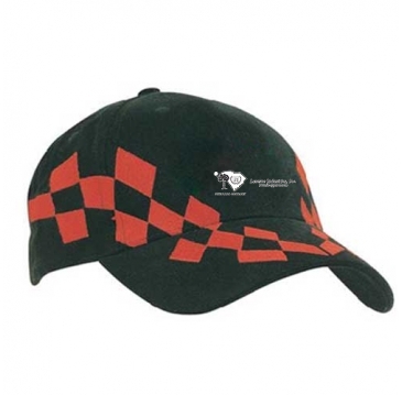 Brushed Heavy Cotton with V Checked Embroidery