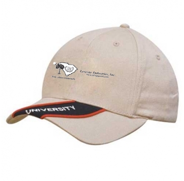 Brushed Heavy Cotton with Peak Insert & Piping