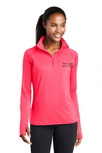 Sport-Tek® Ladies Sport-Wick® Stretch 1/2-Zip Pullove