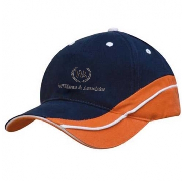 Brushed Heavy Cotton with Sandwich & Inserts to Crown and Peak