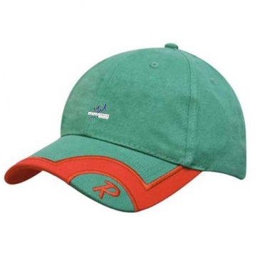 Brushed Heavy Cotton with Peak Indent & Embroidered Trim