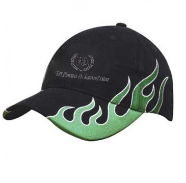 Brushed Heavy Cotton with Side Flames