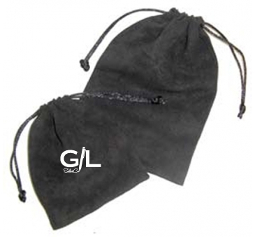 Faux Suede Jewelry Pouch 4 x 5.5