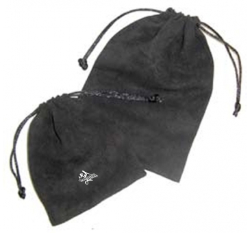 Faux Suede Jewelry Pouch 2.5 x 2.5