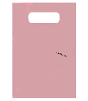 Frosty Clear Die Cut Merchandise Bag 6X9