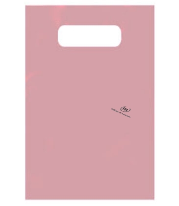 Frosty Clear Die Cut Merchandise Bag 6X9