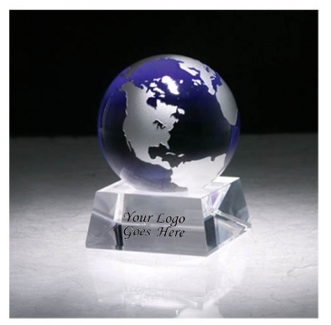 Firmada II Blue Crystal Globe