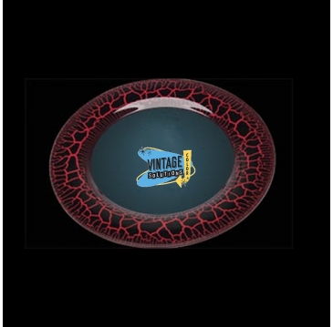 Medium Red Leopard Plate