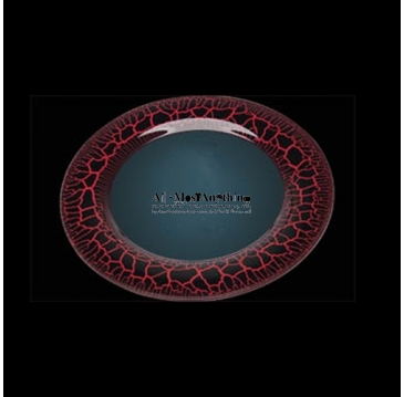 Medium Red Leopard Plate