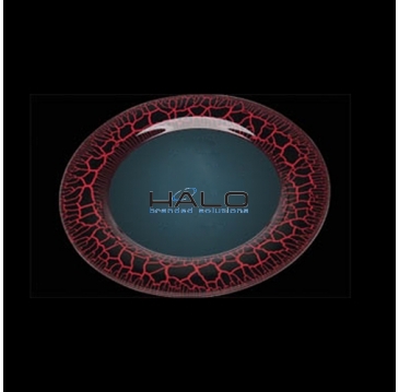 Medium Red Leopard Plate