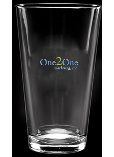 16 oz. Pint Glass - Deep Etched