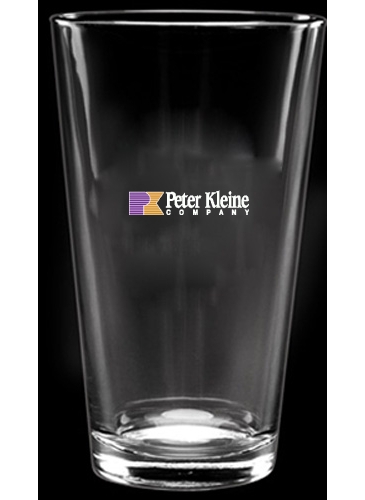 16 oz. Pint Glass - Deep Etched