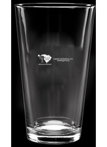 16 oz. Pint Glass - Deep Etched