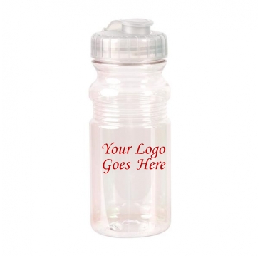20oz Translucent Sport Bottle With Snap Cap ( 100-Pack )