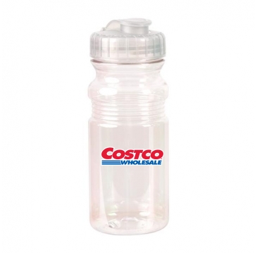 20oz Translucent Sport Bottle With Snap Cap ( 100-Pack )