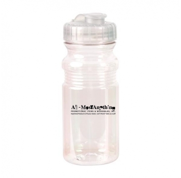 20oz Translucent Sport Bottle With Snap Cap ( 100-Pack )