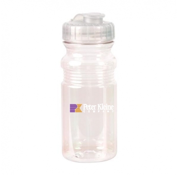 20oz Translucent Sport Bottle With Snap Cap ( 100-Pack )