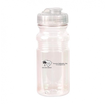 20oz Translucent Sport Bottle With Snap Cap ( 100-Pack )