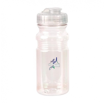 20oz Translucent Sport Bottle With Snap Cap ( 100-Pack )