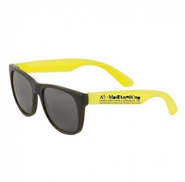Two-Tone Matte Sunglasses