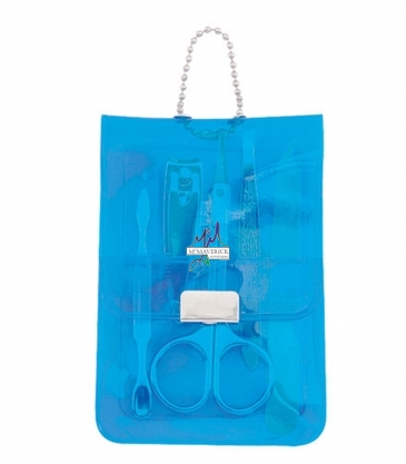 Translucent 5-Piece Manicure Pouch
