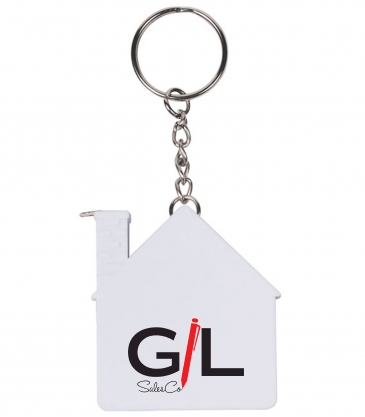 House Tape Measure Key Chain 3' ( 250-Pack )