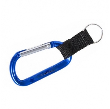 Carabiner with Strap and Split Ring