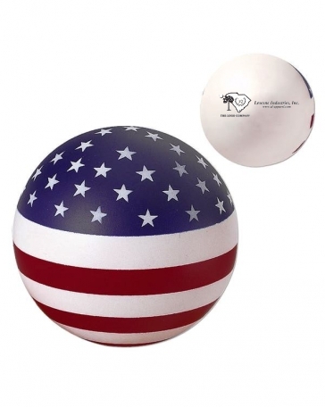 USA Patriotic Round Ball Stress Reliever