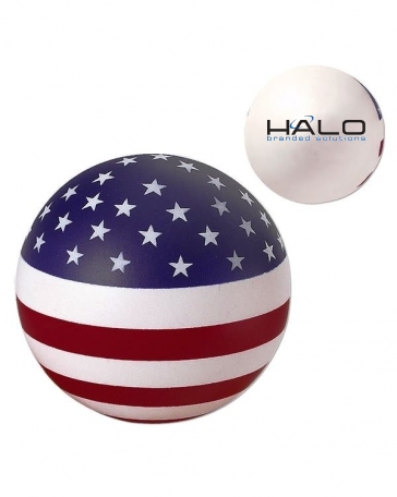 USA Patriotic Round Ball Stress Reliever
