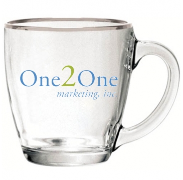 16 oz. Glass Bistro Coffee Mug