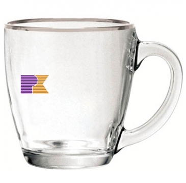 16 oz. Glass Bistro Coffee Mug
