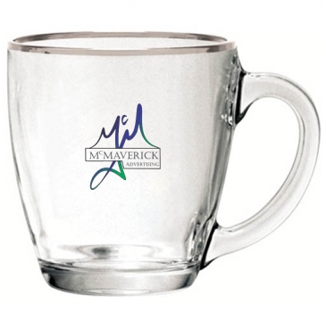 16 oz. Glass Bistro Coffee Mug