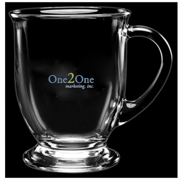 16 oz. Café America® Mug - Deep Etched