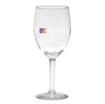 8 oz. Wine Glass - Deep Etched