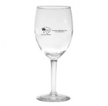 8 oz. Wine Glass - Deep Etched