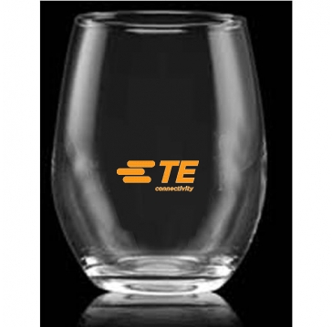 17 oz. Vina Stemless White Wine - Deep Etched